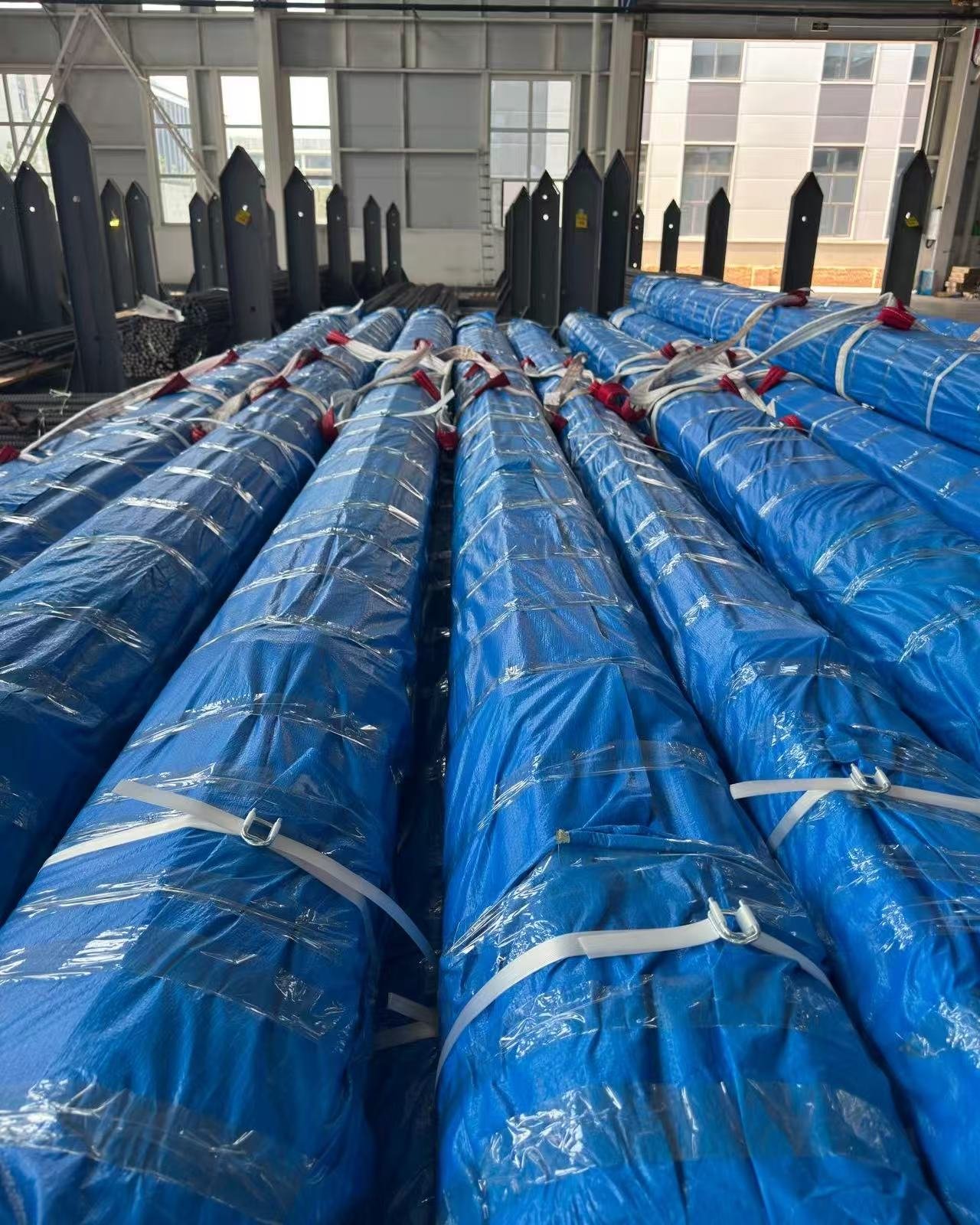 Packaged #32 products prepared for export